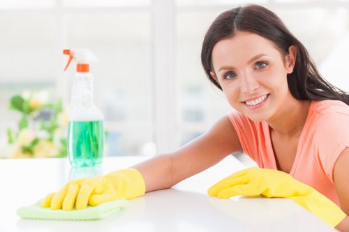 Customer raising a service concern for a carpet cleaning job
