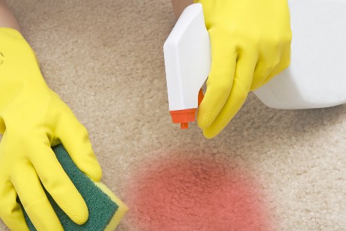 Reviewing a carpet cleaning complaint with service notes