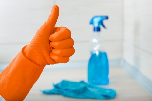Low-moisture carpet cleaning process for a busy Neasden business