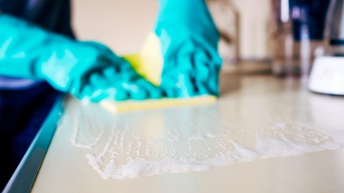 Eco-friendly carpet cleaning waste separation and recycling