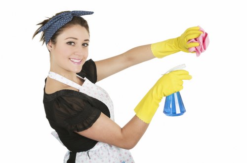 Team member following safe manual handling and work-area precautions